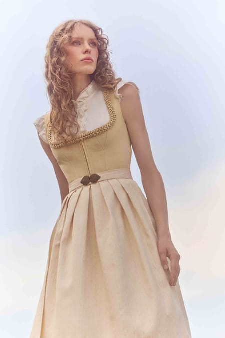 Julia Trentini Philippa Dirndl, Yellow — 70cm Long