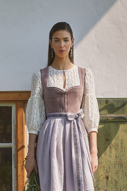 Julia Trentini Zoe Dirndl, Rose — 70cm Long