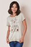 Woman's T-Shirt with Lederhosen Print