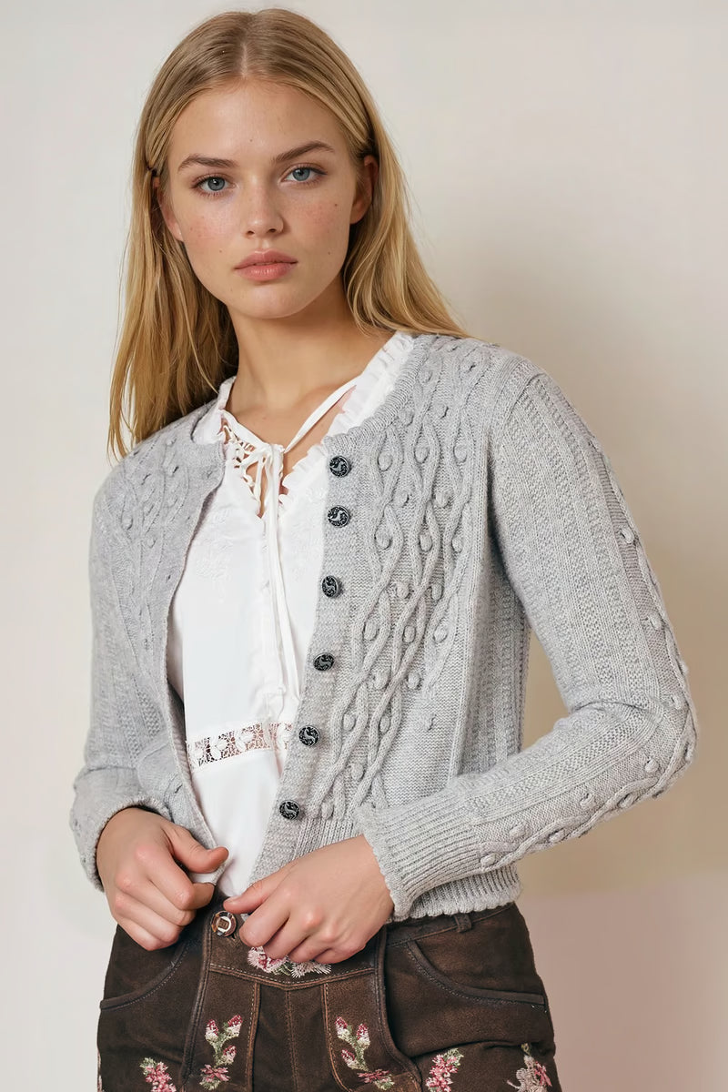 Kruger Woman's Traditional Jacket "Wanda" gray
