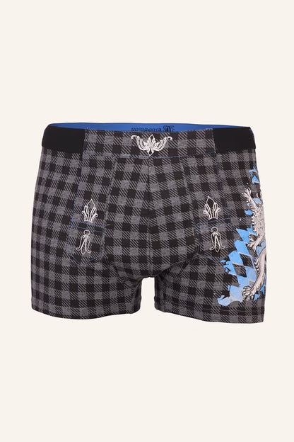 Kruger Bavarian Traditional Underwear Set — Gray (2 Pack)