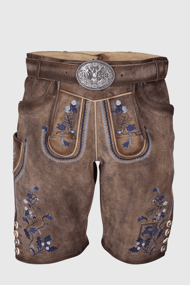 Kruger Azzuro lederhosen brown