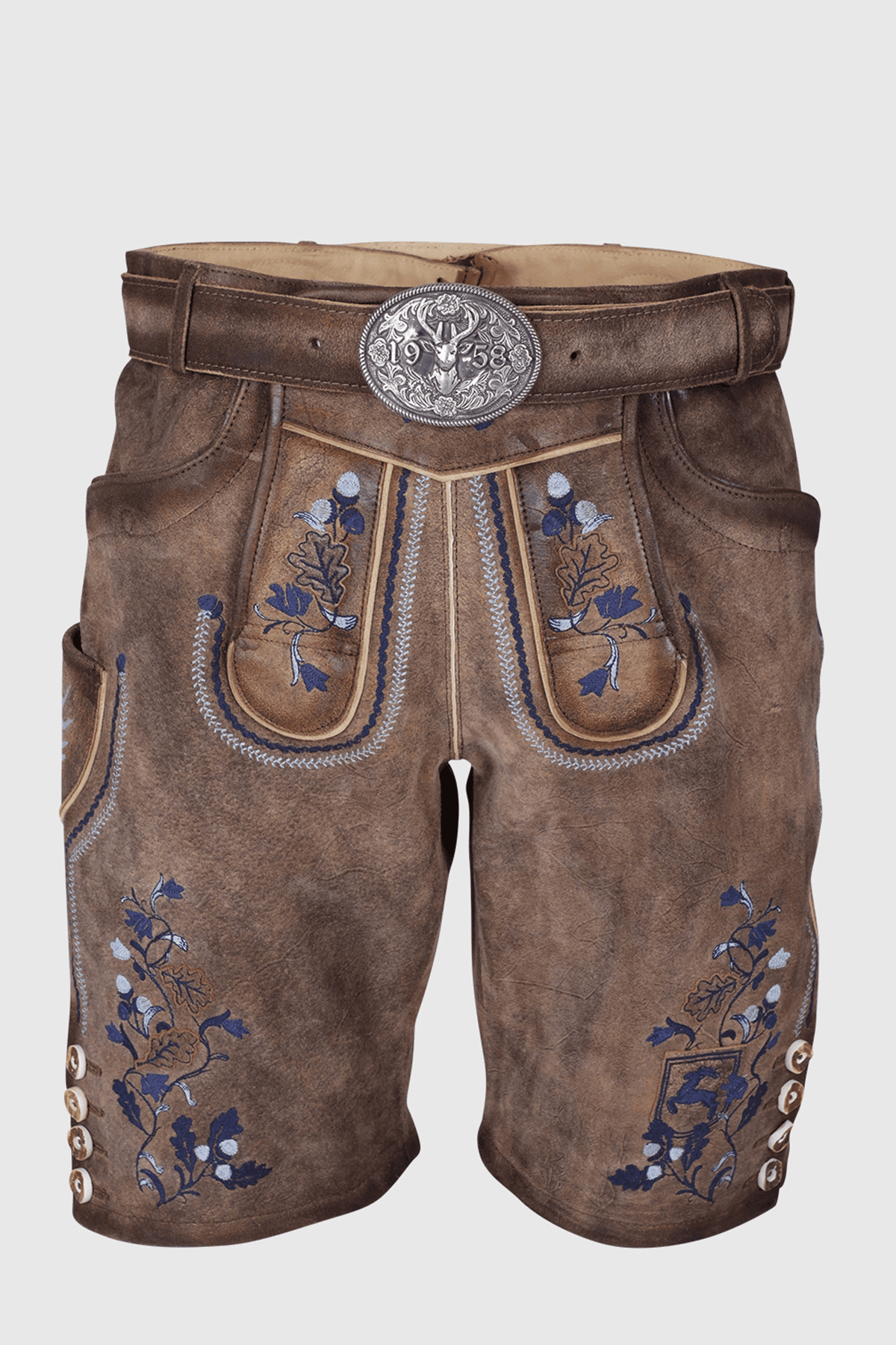 Kruger Azzuro lederhosen brown