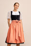 Kruger Long Dirndl 2pcs. 70cm "Jacinta" black