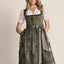 Kruger Long Dirndl 2pcs. 70cm "Mirna" green (38)