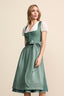 Kruger Long Dirndl 2pcs. 70cm "Lousia" green