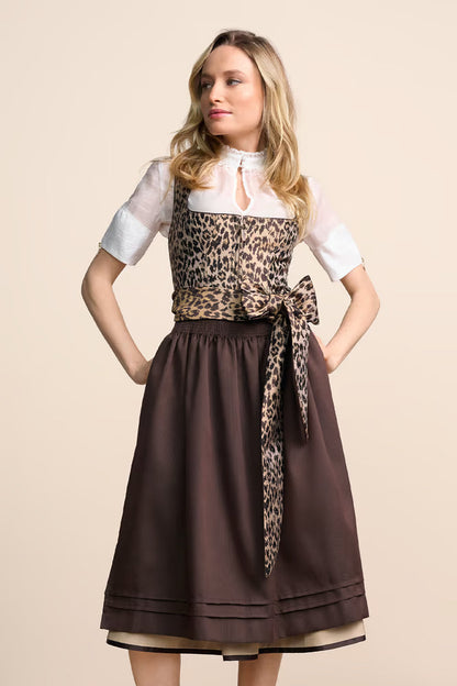 Kruger Long Dirndl 2pcs. 70cm "Carly" brown