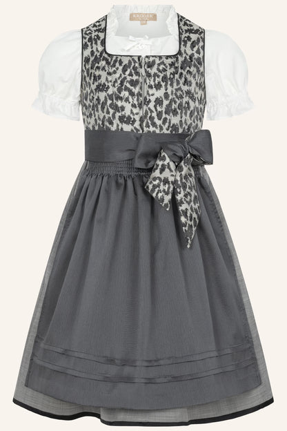 Kruger Girls Dirndl 3 pcs. "Carly" gray