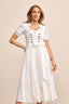 Kruger Wedding Dirndl 2pcs. 80cm "Yaisa" ecru