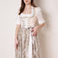 Kruger Long Dirndl 2pcs. 70cm "Monique" beige (36,38)
