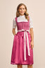 (new) Kruger Long Dirndl 2pcs. 70cm "Vianne" pink