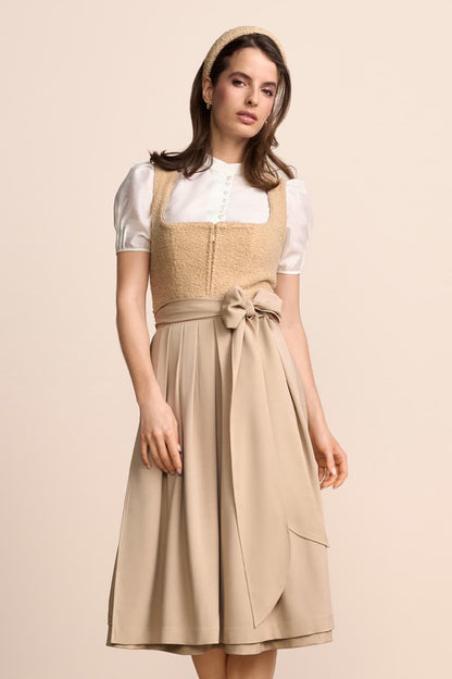 Kruger Zivara Long Dirndl, Beige, 70cm