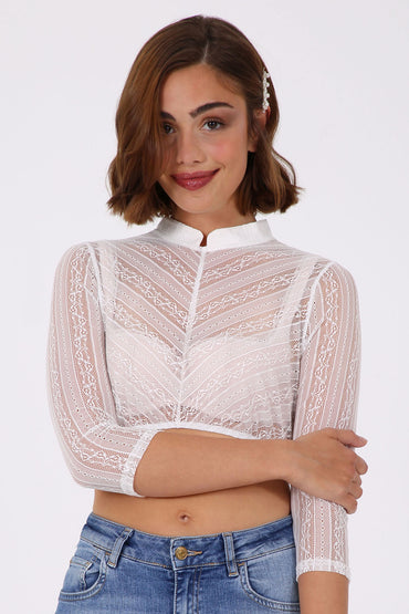Kruger Adalie dirndl blouse in ecru