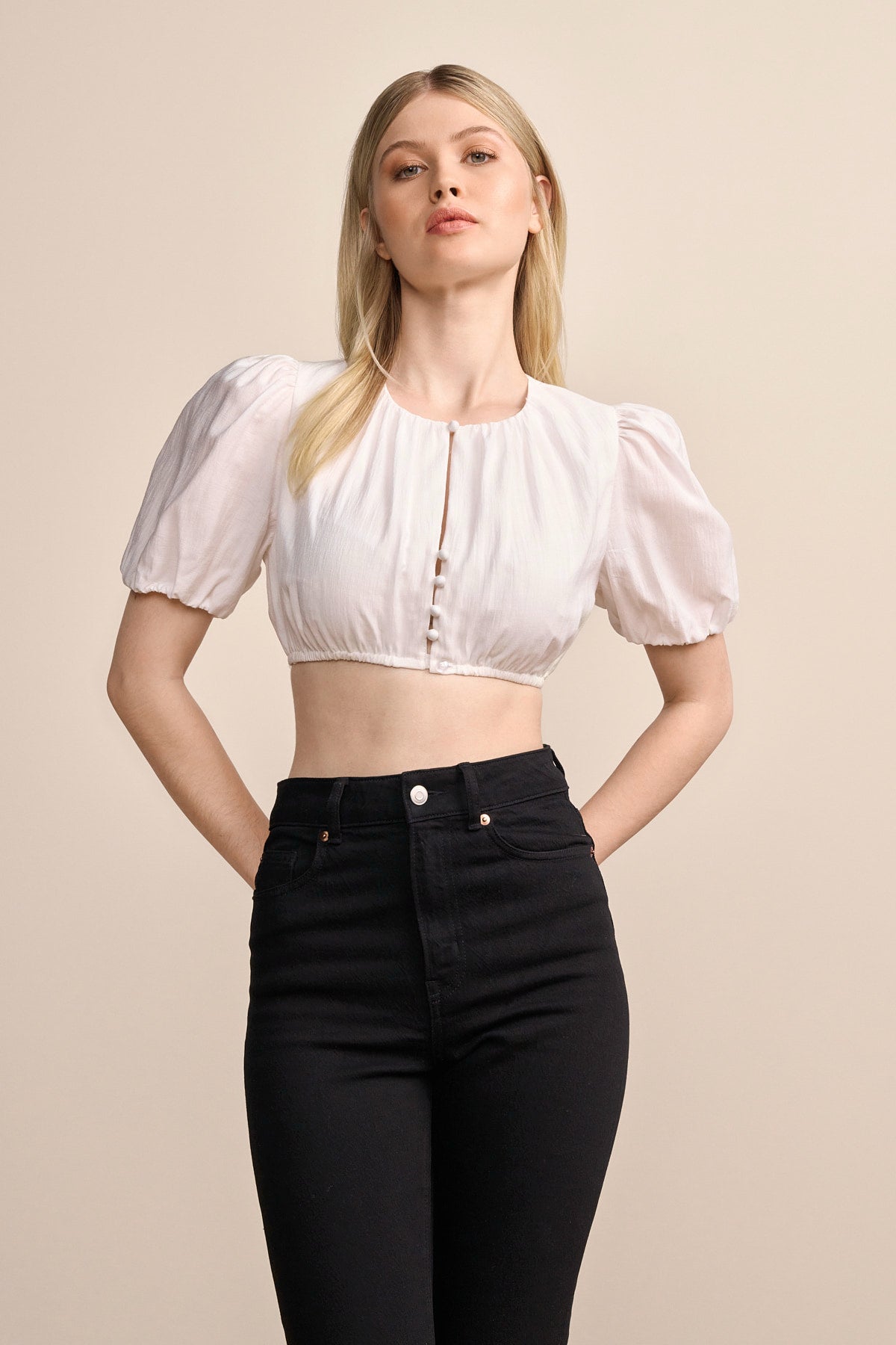 Kruger Enie dirndl blouse in ecru