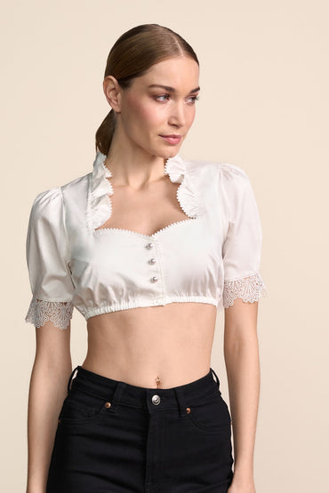 Kruger Ariwen dirndl blouse in ecru
