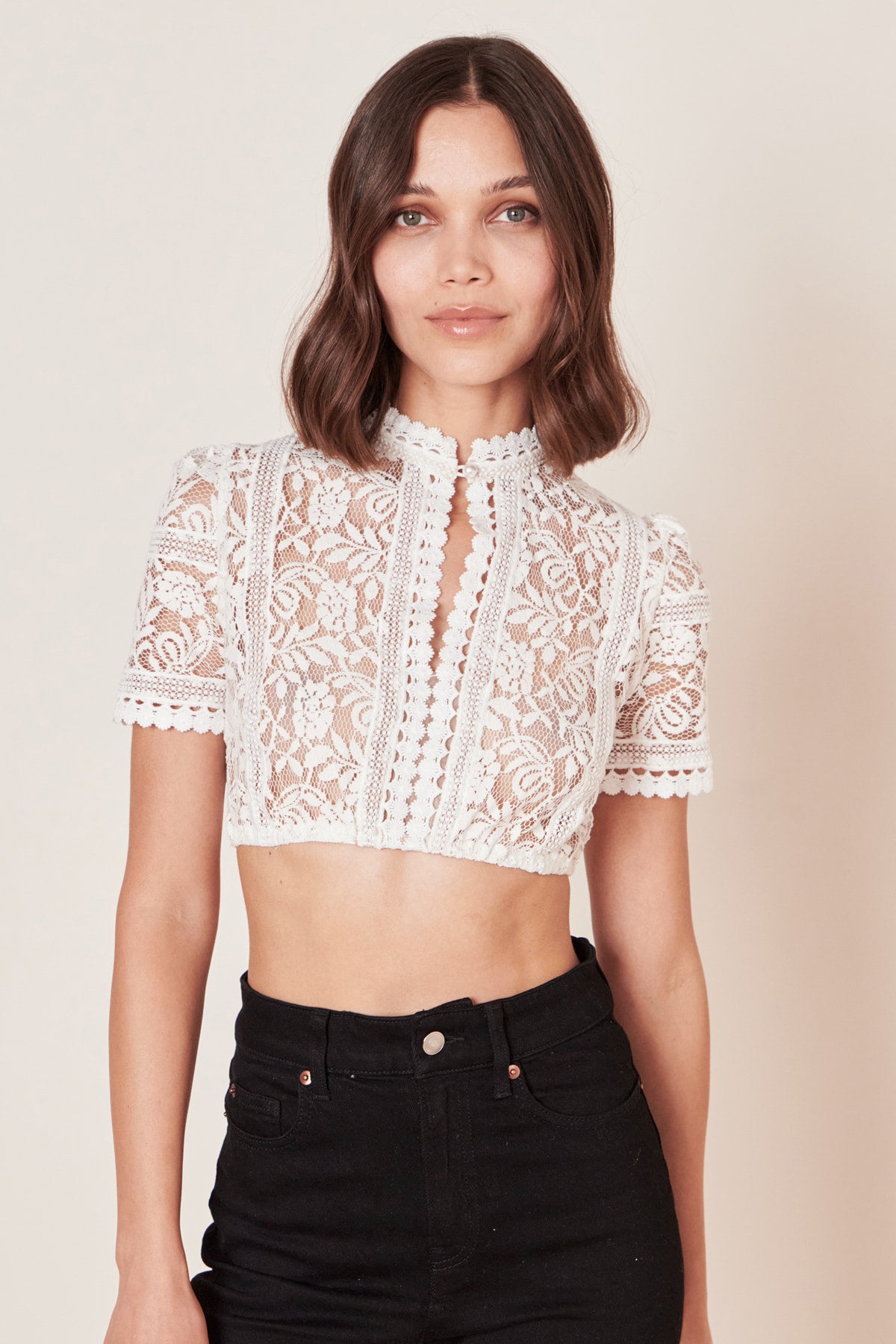 Kruger Benedicta dirndl blouse in ecru