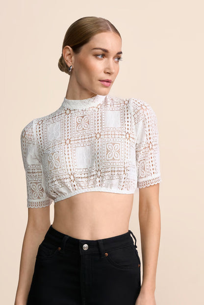 Kruger Dirndl Blouse "Larene" ecru