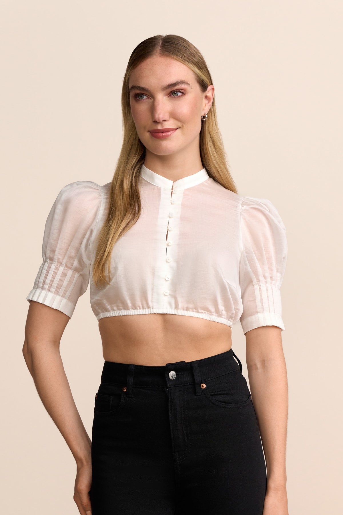 Kruger Nivara dirndl blouse in ecru