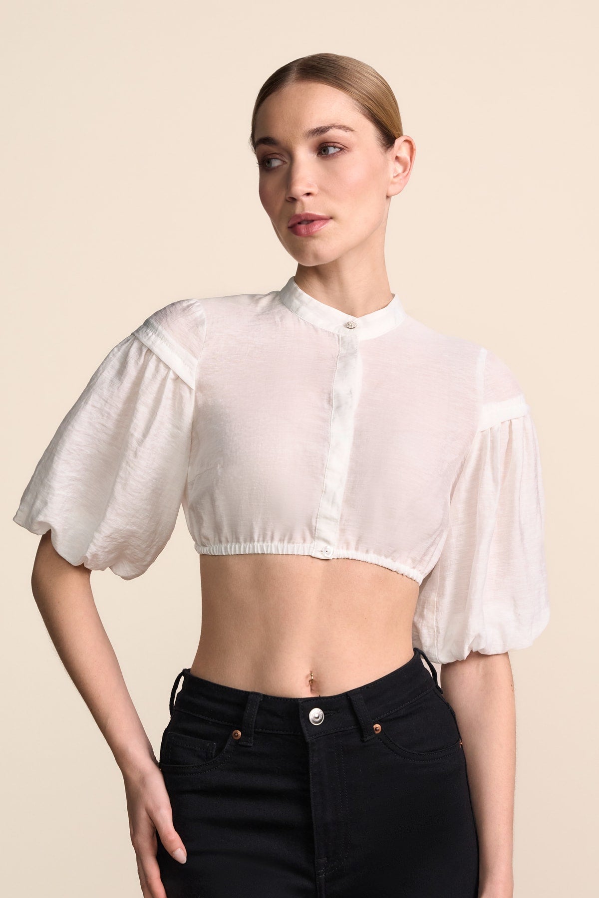 Kruger Aveline dirndl blouse in ecru