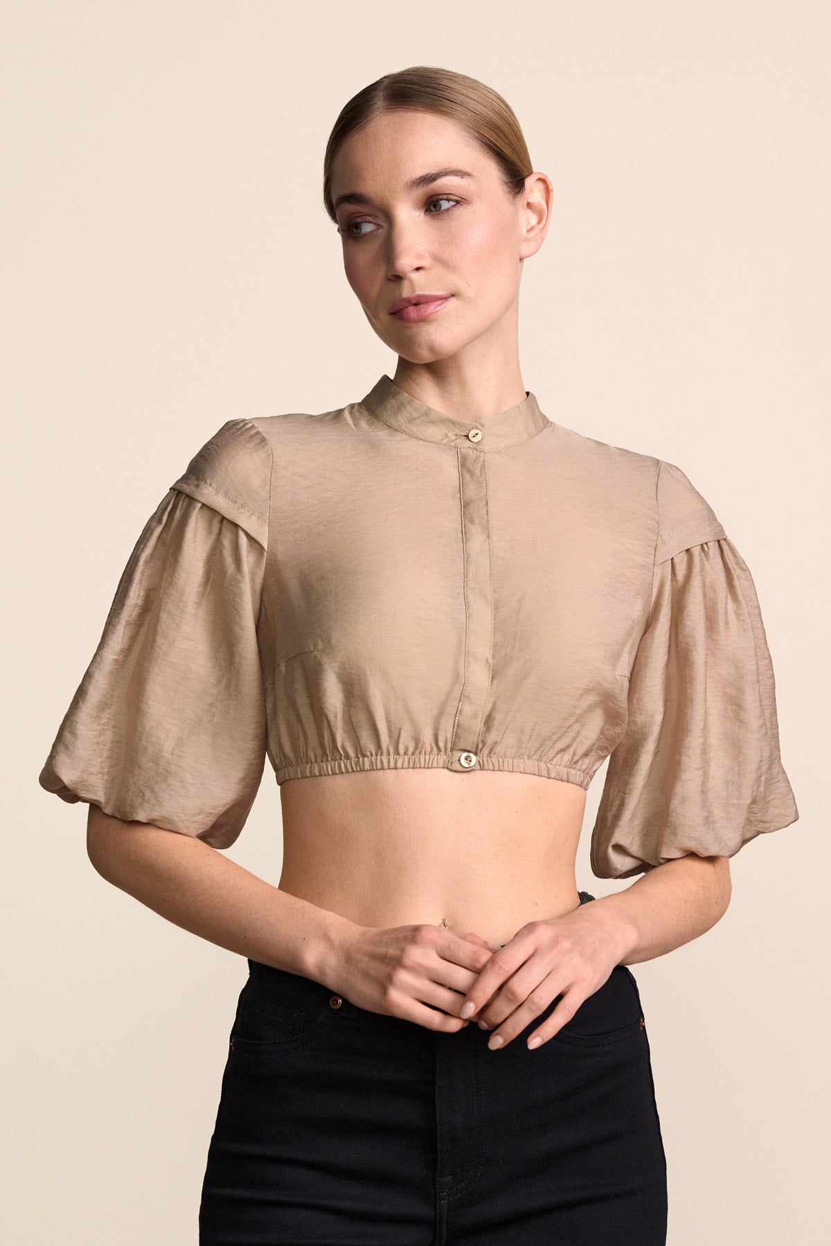 Kruger Aveline dirndl blouse in beige