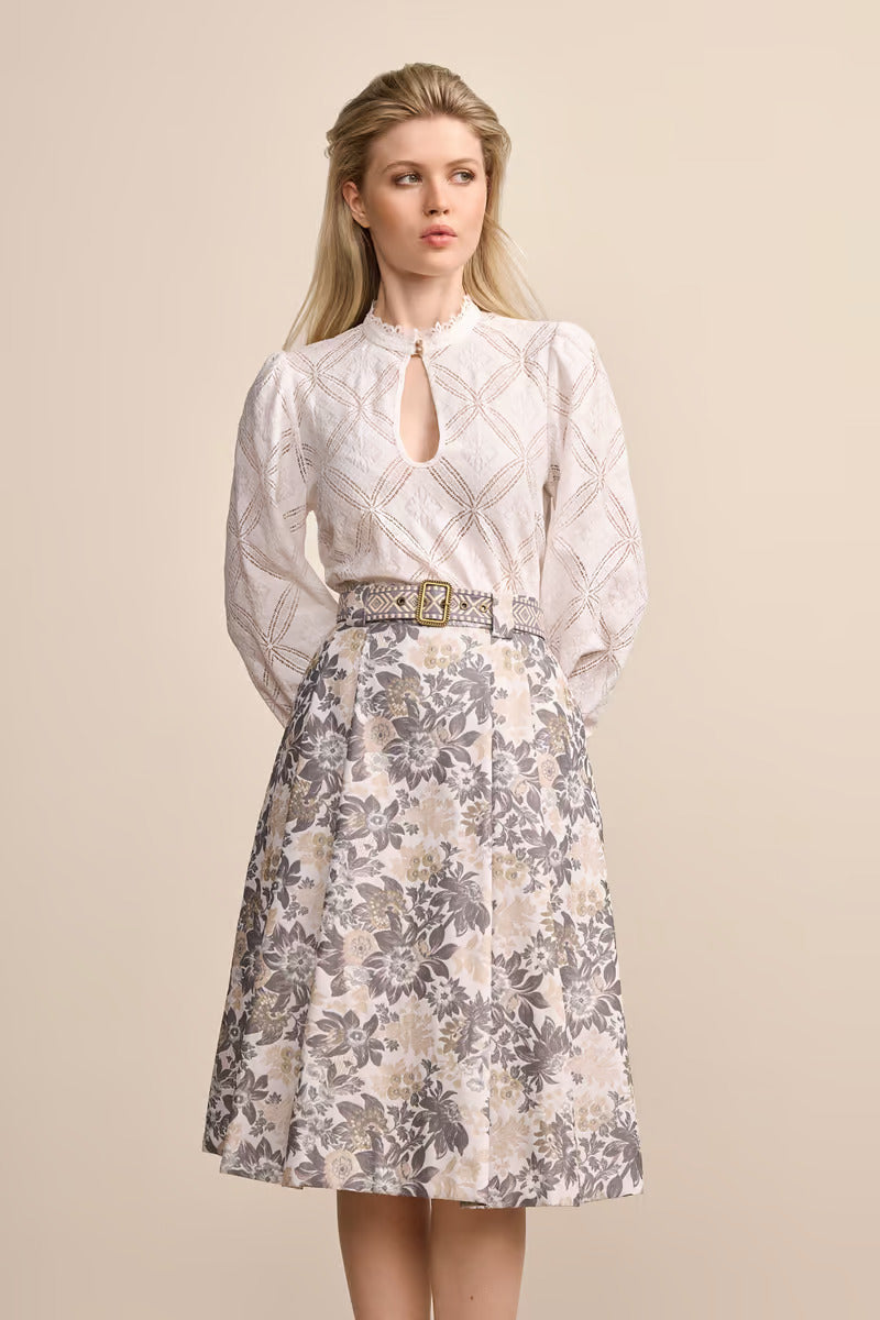 Kruger Trad Skirt 1pc.  65cm "Catelyn" grey