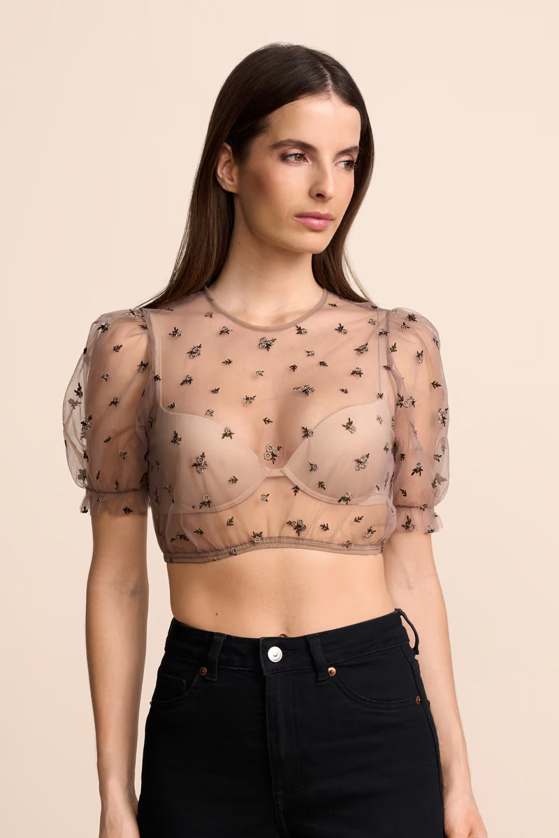 Kruger Dirndl Blouse "Arla" brown