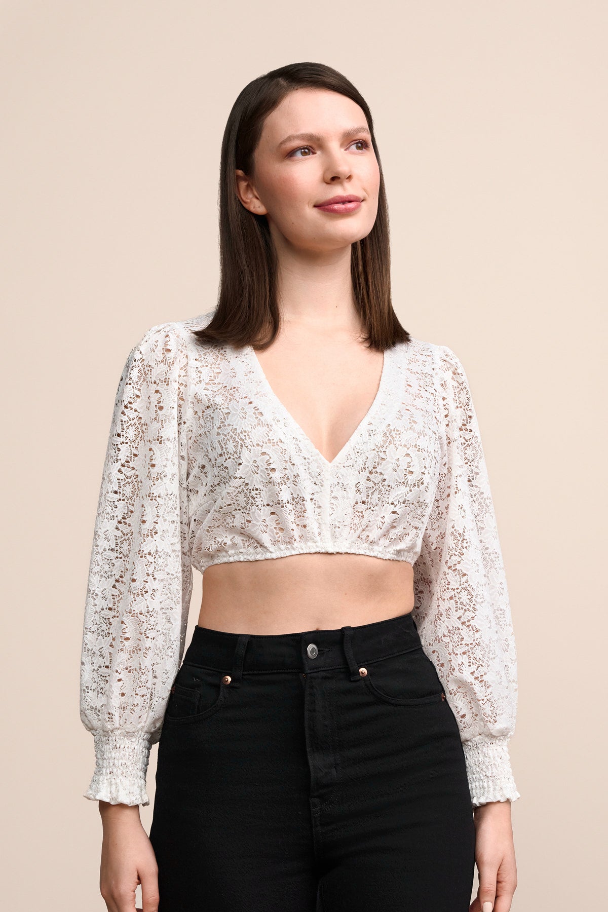 Kruger Eda dirndl blouse in ecru