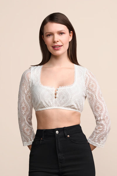 Kruger Dirndl Blouse "Jolein" ecru