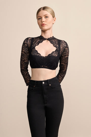 Kruger Julene dirndl blouse in black