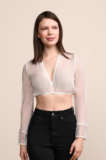 Kruger Tonya dirndl blouse in ecru