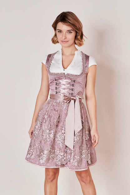 Kruger Palila Mini Dirndl, Rose — 50cm 2pc Set