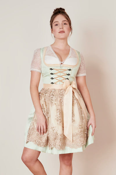 Kruger Lujana Mini Dirndl, Green — 50cm 2pc Set