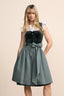 Kruger Midi Dirndl 2pcs. 60cm "Avelyn" green