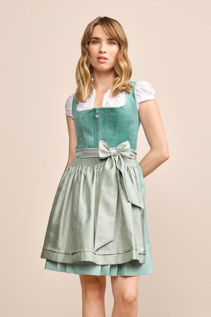 Kruger Mini Dirndl 2pcs. 50cm "Delea" green