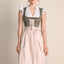 Kruger Midi Dirndl 2pcs. 60cm "Elowen" green