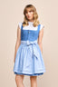 (new) Kruger Mini Dirndl 2pcs. 50cm "Dorette" blue