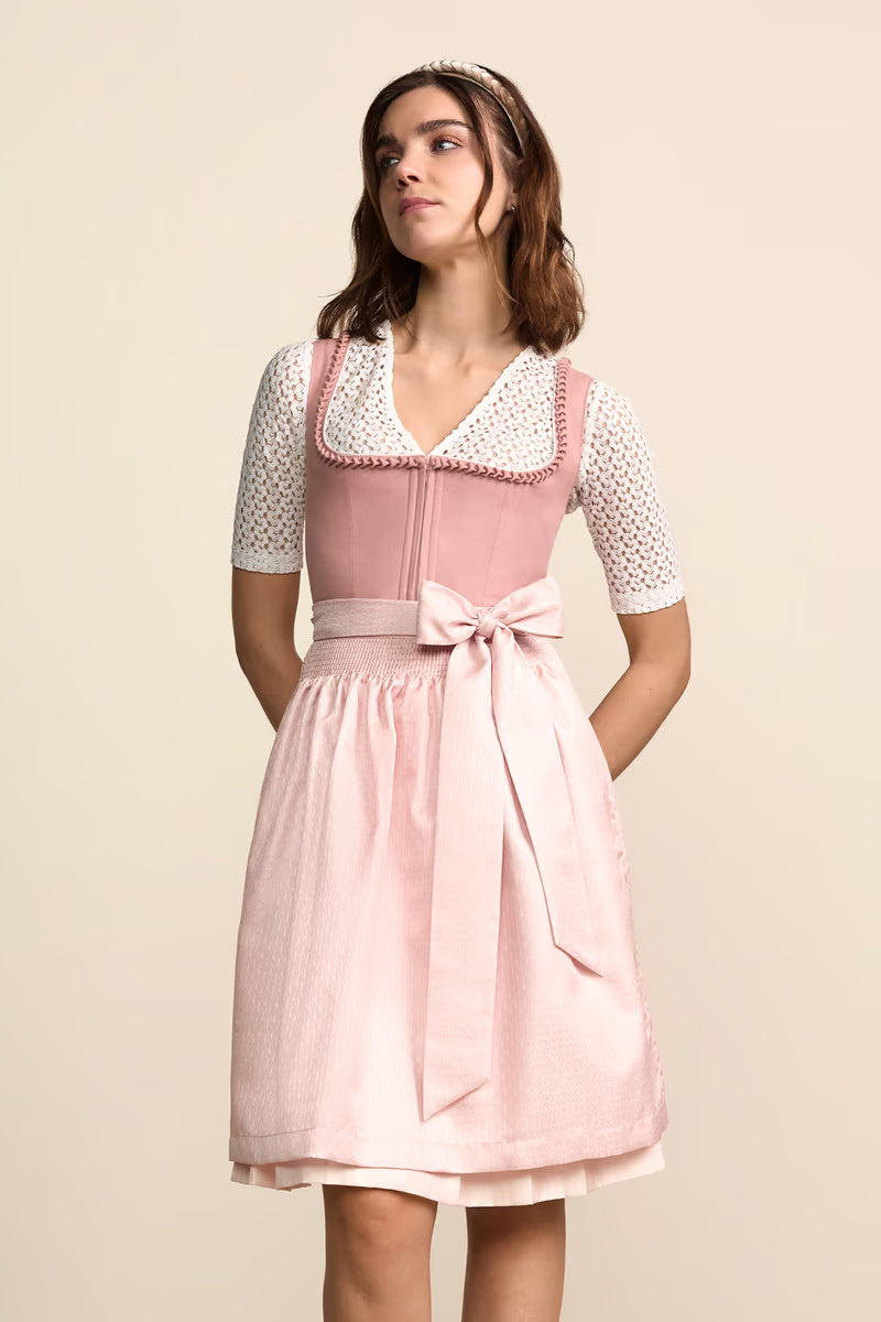 Kruger Caira Midi Dirndl, Pink — 60cm 2pc Set