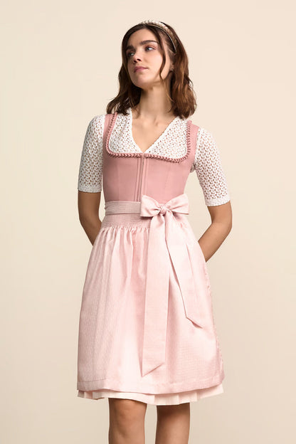 Kruger Caira Midi Dirndl, Pink — 60cm 2pc Set