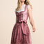 Kruger Mini Dirndl 2pc 50cm "Serenai" pink