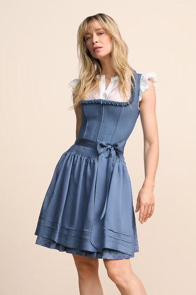 Kruger Mini Dirndl 2pc 50cm "Jocelyn" blue (contact us)
