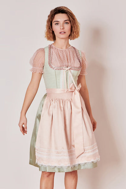 Kruger Rina Midi Dirndl, Mint — 60cm 2pc Set