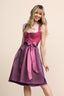 Kruger Midi Dirndl 2pc 60cm "Marin" pink