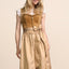 Kruger Midi Dirndl 2pcs. 60cm "Ariella" brown
