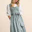 Kruger Midi Dirndl 2pcs. 60cm "Ariella" green