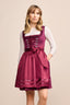 Kruger Mini Dirndl 2pcs. 50cm "Thialda" red