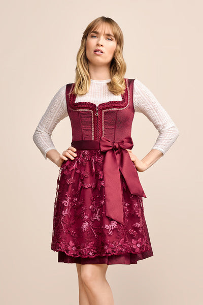 Kruger Mini Dirndl 2pc 50cm "Dafna" red