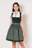 Kruger Mini Dirndl 2pcs. 50cm "Alisha" green