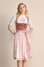 Kruger Mini Dirndl 2pcs. 60cm "Dena" red (40,42)