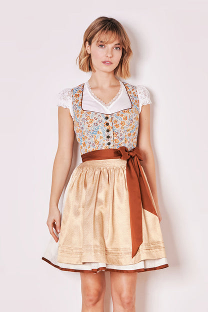 Kruger Xandra Mini Dirndl, Beige — 50cm 2pc Set