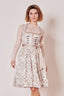Kruger Midi Dirndl 2pcs. 60cm "Nemi" beige